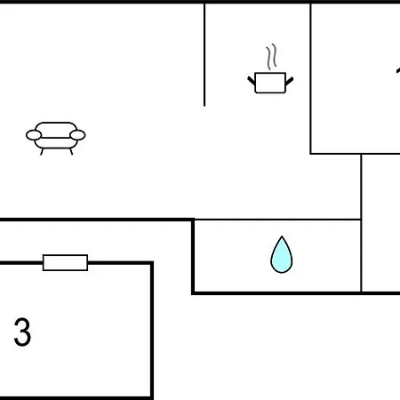 3 Bedroom Awesome In Bjert Сasa de vacaciones